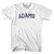 ADAMS Adult Cotton T-shirt - White