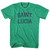 Saint Lucia Adult Tri-Blend T-Shirt-Heather Green