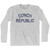 Conch Repubilc Adult Cotton Long Sleeve T-Shirt - Grey Heather