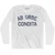 Ab Urbe Condita Adult Cotton Long Sleeve T-Shirt - White