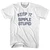 Keep It Simple Stupid Womens Cotton Junior Cut T-Shirt-White