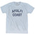 Amalfi Coast Adult Tri-Blend T-Shirt - Athletic White