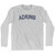 ADKINS Adult Cotton Long Sleeve T-shirt - Grey Heather