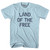 Land Of The Free Adult Cotton T-Shirt - Light Blue