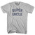 Super Uncle Adult Cotton T-Shirt - Grey Heather