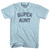Super Aunt Adult Cotton T-Shirt - Light Blue