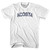 ACOSTA Womens Cotton Junior Cut T-Shirt - White