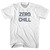 Zero Chill Adult Cotton T-Shirt - White