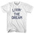 Livin' The Dream Adult Cotton T-Shirt - White