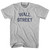 Wall Street Womens Cotton Junior Cut T-Shirt-Grey Heather Wall Street Womens Cotton Junior Cut T-Shirt-Grey Heather