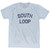 South Loop Adult Tri-Blend T-Shirt - Athletic White