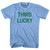 Third Lucky Adult Tri-Blend T-Shirt - Athletic Blue