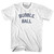 Bubble Ball Adult Cotton T-Shirt - White