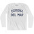 Corona Del Mar Adult Cotton Long Sleeve T-Shirt - White