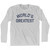 World's Greatest Adult Cotton Long Sleeve T-Shirt - Grey Heather
