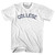 College Womens Cotton Junior Cut T-Shirt-White