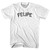 Felipe Womens Cotton Junior Cut T-Shirt-White