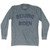 Beijing Biden Adult Tri-Blend Long Sleeve T-Shirt-Athletic Grey