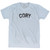 Cory Adult Tri-Blend T-Shirt - Athletic White