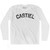 Castiel Adult Cotton Long Sleeve T-Shirt - White
