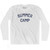Summer Camp Adult Cotton Long Sleeve T-Shirt - White