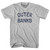 Outer Banks Womens Cotton Junior Cut T-Shirt-Grey Heather