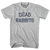 Dead Rabbits Womens Cotton Junior Cut T-Shirt - Grey Heather