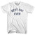Best Day Ever Womens Cotton Junior Cut T-Shirt - White