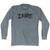 Zaire Adult Tri-Blend Long Sleeve T-Shirt - Athletic Grey