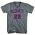 Goat 23 Purple Art Adult Tri-Blend V-Neck T-Shirt-Athletic Grey
