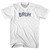 Bruh Adult Cotton T-Shirt-White