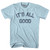 It's All Good Adult Cotton T-Shirt-Light Blue
