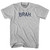Brah Womens Cotton Junior Cut T-Shirt - Grey Heather