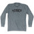 Yosef Adult Tri-Blend Long Sleeve T-shirt-Athletic Grey