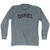 Dariel Adult Tri-Blend Long Sleeve T-shirt - Athletic Grey