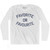 Favorite Or Favourite Adult Cotton Long Sleeve T-shirt - White Favorite Or Favourite Adult Cotton Long Sleeve T-shirt - White