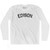 Edison Adult Cotton Long Sleeve T-shirt - White