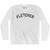 Fletcher Adult Cotton Long Sleeve T-shirt-White