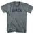 BAKER Tri-Blend V-neck Womens Junior Cut T-shirt - Athletic Grey