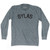 Sylas Adult Tri-Blend Long Sleeve T-shirt - Athletic Grey