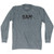 Sam Adult Tri-Blend Long Sleeve T-shirt - Athletic Grey