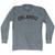 Orlando Adult Tri-Blend Long Sleeve T-shirt - Athletic Grey