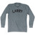 Larry Adult Tri-Blend Long Sleeve T-shirt - Athletic Grey