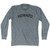 Howard Adult Tri-Blend Long Sleeve T-shirt-Athletic Grey