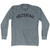 Hezekiah Adult Tri-Blend Long Sleeve T-shirt - Athletic Grey