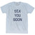 Sea You Soon Adult Tri-Blend T-Shirt - Athletic White