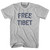 Free Tibet Womens Cotton Junior Cut T-Shirt - Grey Heather