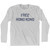 Free Hong Kong Adult Cotton Long Sleeve T-Shirt - Grey Heather