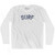 Surf Adult Cotton Long Sleeve T-Shirt - White