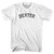 Dexter Womens Cotton Junior Cut T-Shirt - White
